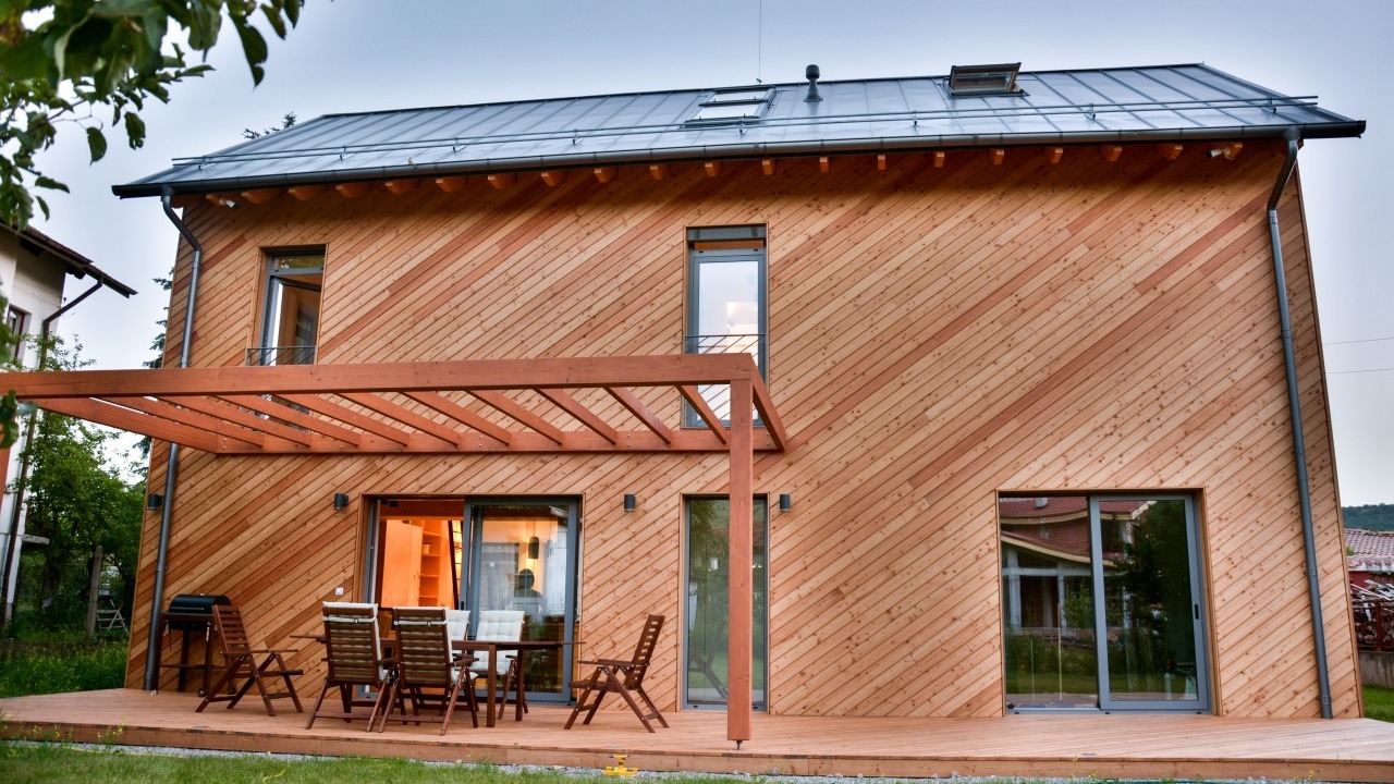 eco wooden house