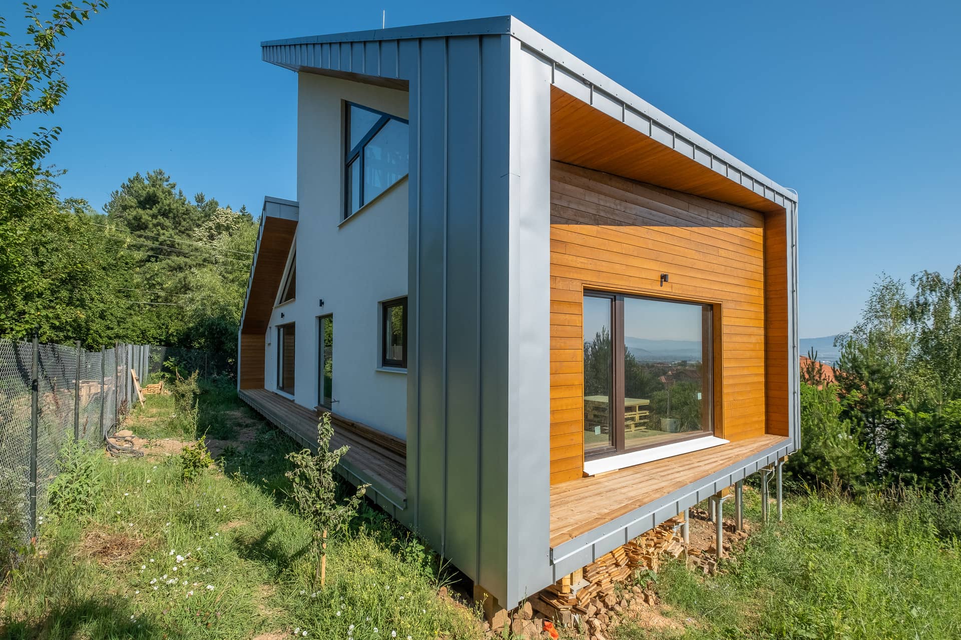 екологична дървена къща